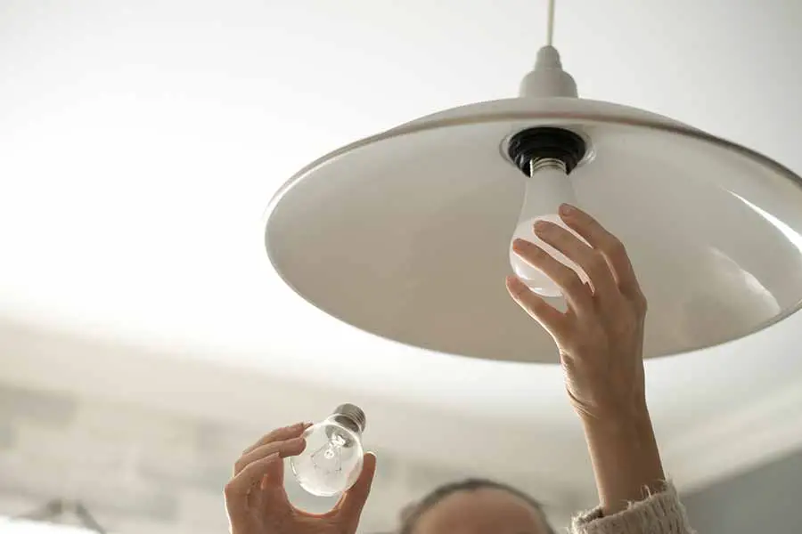 Insert the New Bulb | how to change high ceiling light bulbs